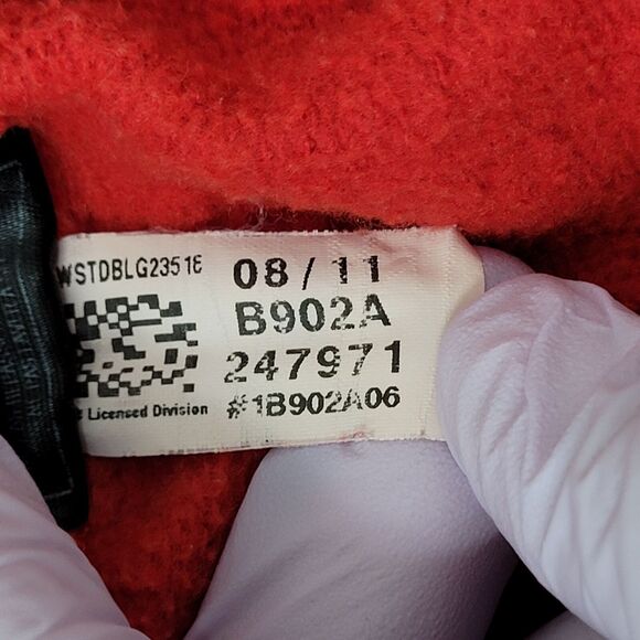 ADIDAS Chicago-Bulls Womens M/L Sweatpants Red - Picture 6 of 16